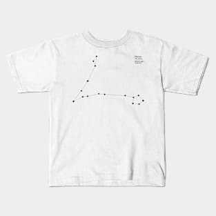 Pisces Zodiac Constellation Kids T-Shirt